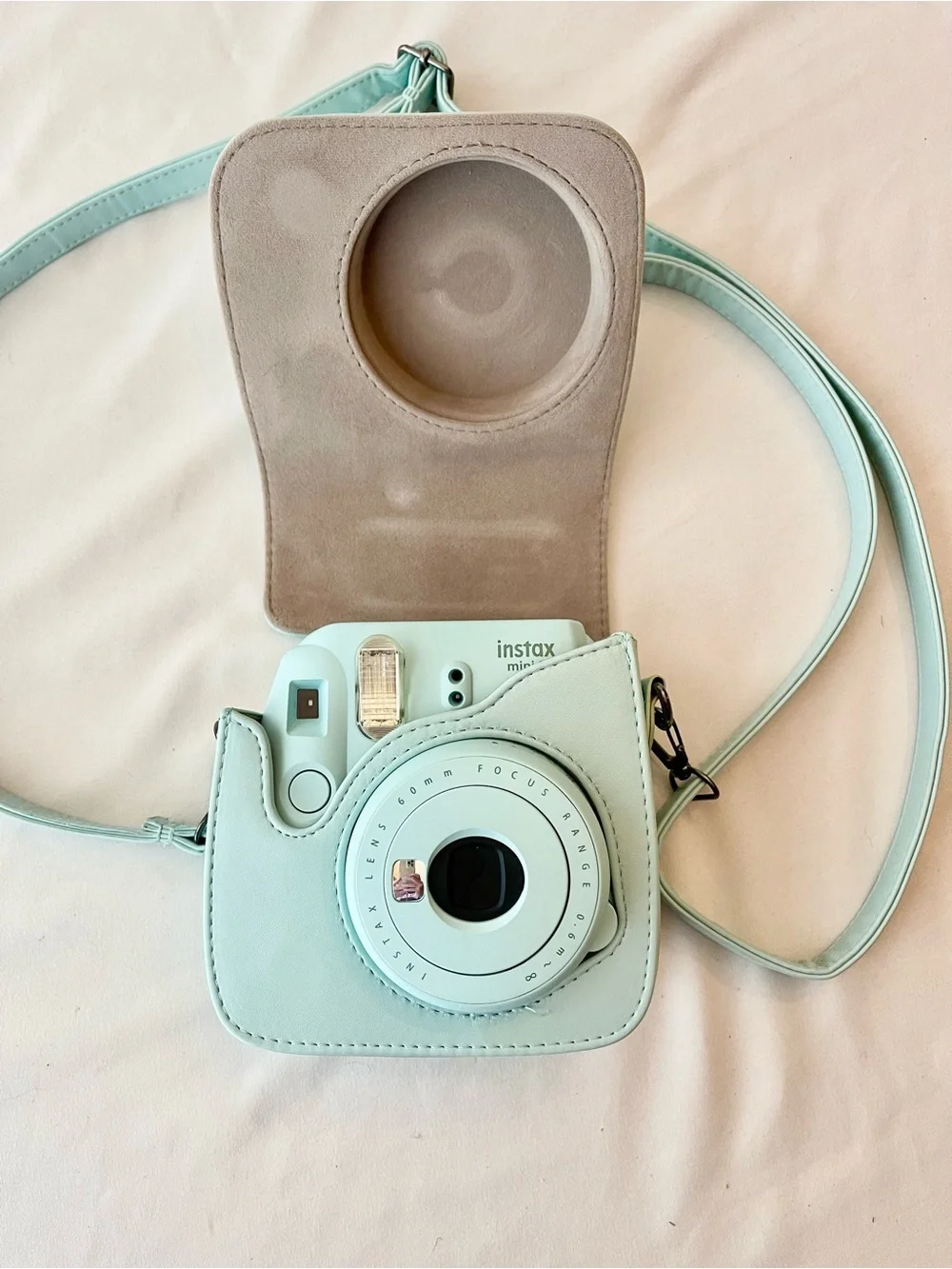 Fujifilm Instax Mini 9 Ice Blue Instant Camera Bundle Case Film Accessories
